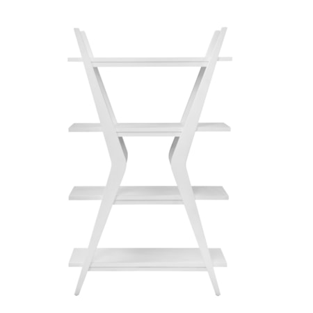 Stratton White Etagere