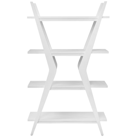 Stratton White Etagere