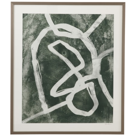 Chalk Line II Framed Print