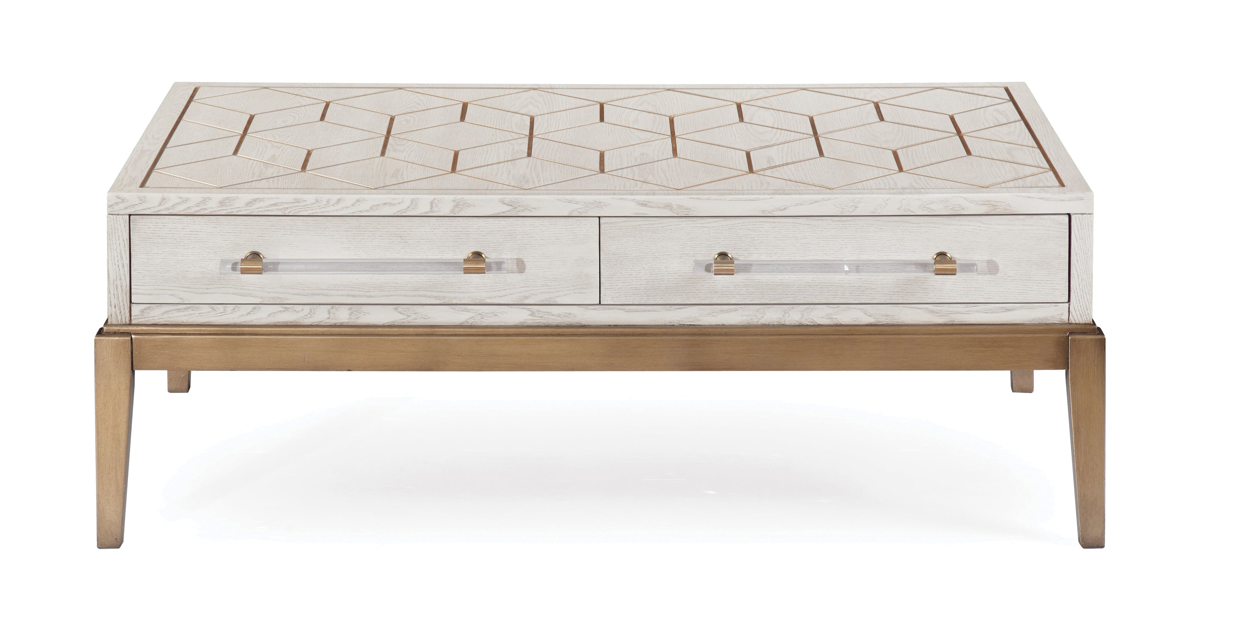 Perrine White Cocktail Table