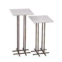 Contemporary 2-Piece Accent Table Set