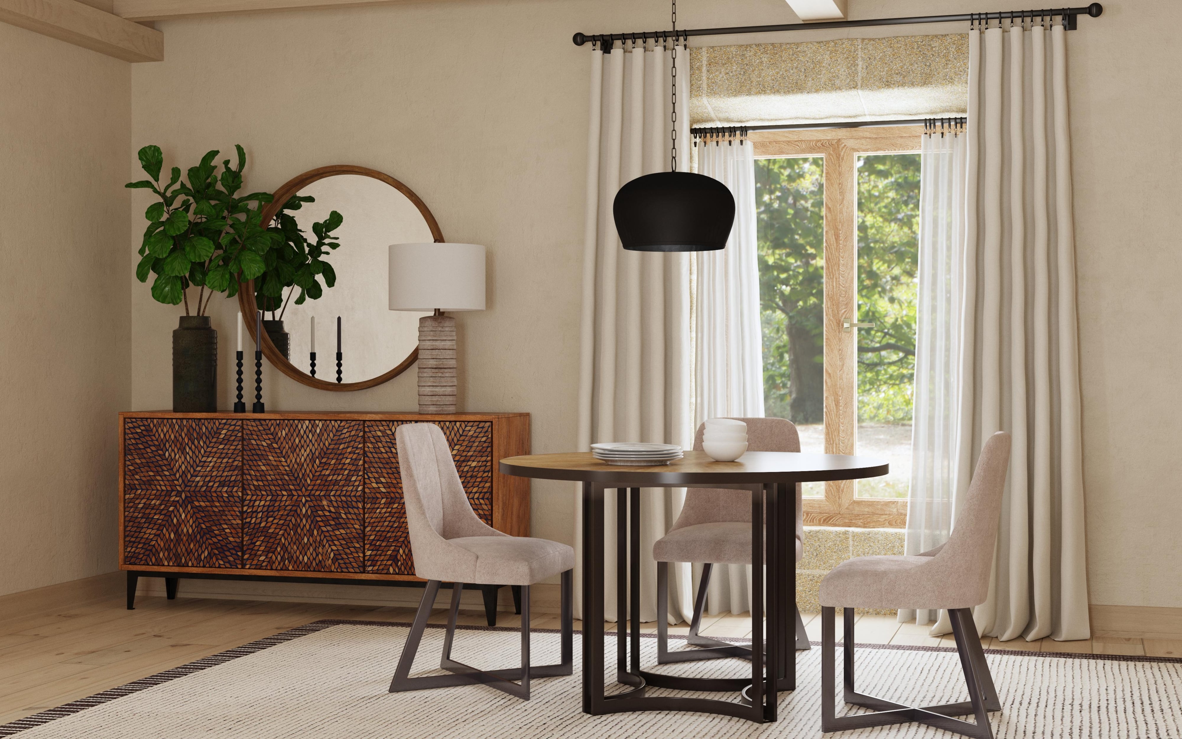 Bassett Mirror Trucco Dining Chair