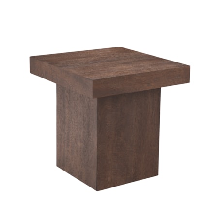 Padula Brown Oak Large End Table
