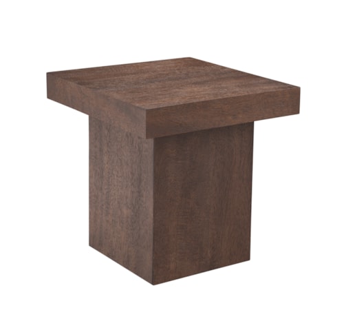 Padula Brown Oak Large End Table