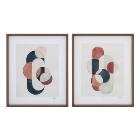 Loops & Bounds Framed Print Set Of 2