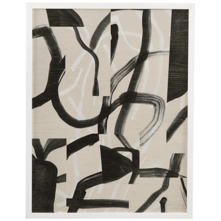 Ink Maze II Framed Print