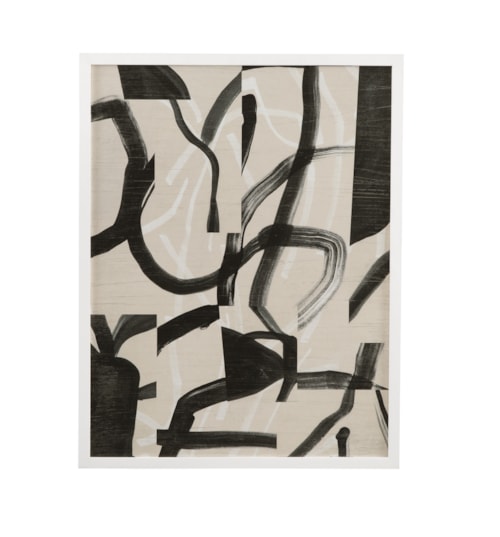 Ink Maze II Framed Print