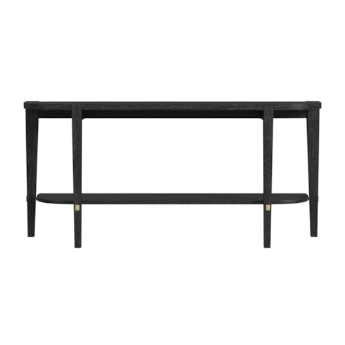 Transitional Console Table with Storage