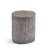 Rustic Stump Accent Table