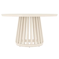 Global Dining Table with Open Slat Base