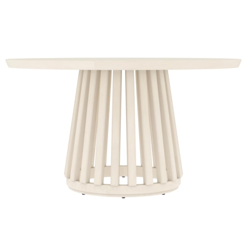 Global Dining Table with Open Slat Base