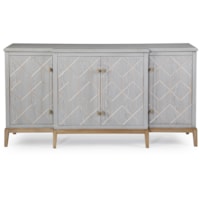 Perrine Server in Soft Graphite Gray