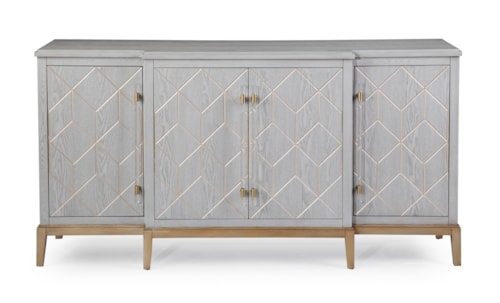Perrine Server in Soft Graphite Gray