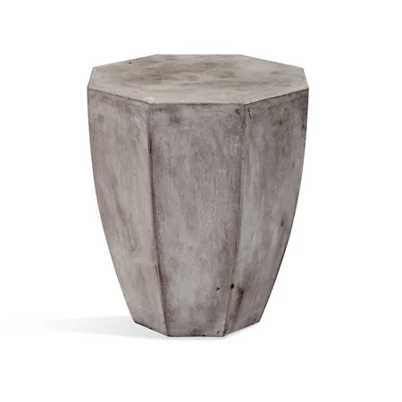 Contemporary Octagon End Table