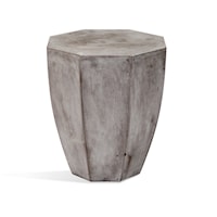 Contemporary Octagon End Table