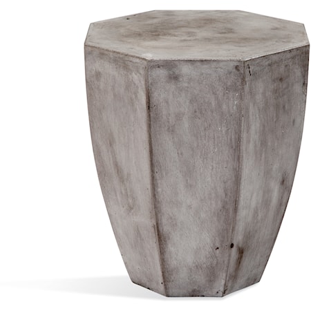 Contemporary Octagon End Table