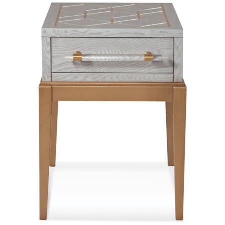 Perrine Wood Chairside Table