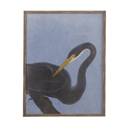Bayou Heron I Framed Print