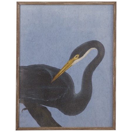 Bayou Heron I Framed Print