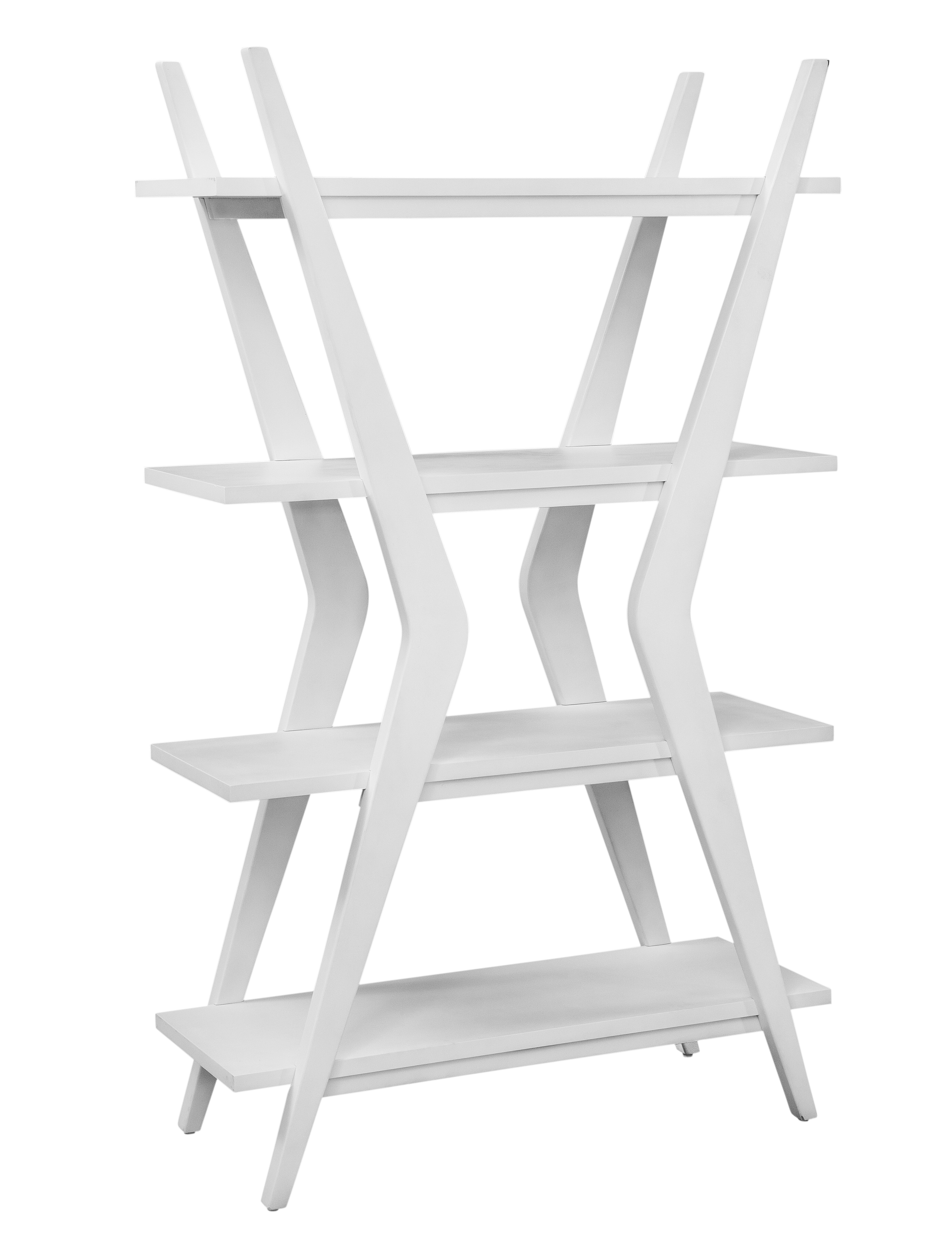 Bassett Mirror Stratton Stratton White Etagere