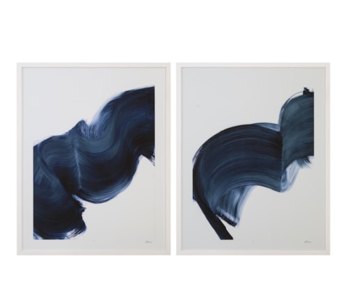 Passing Waves Framed Print Set Of 2