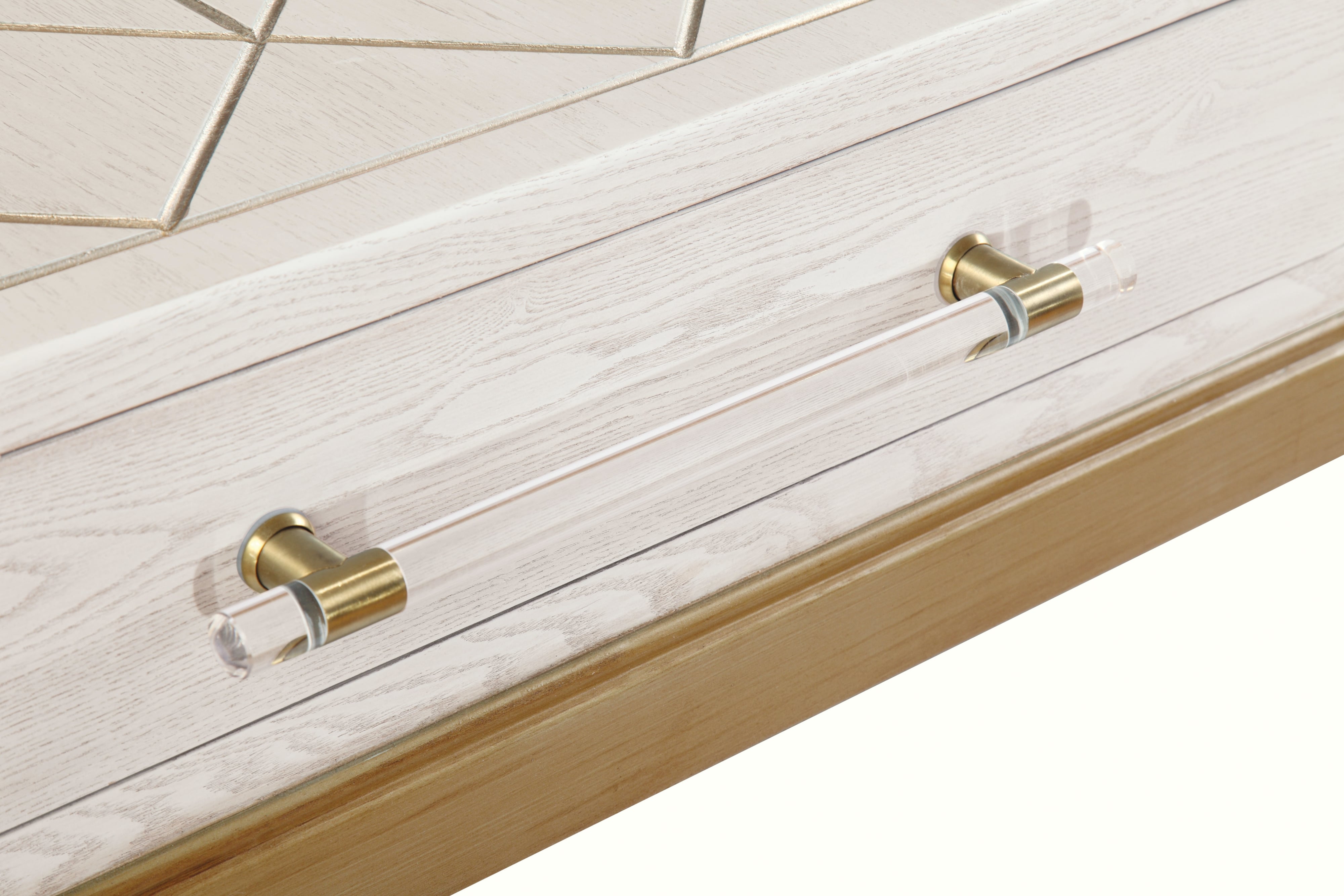 Perrine White Console Table