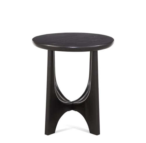 Contemporary Round End Table