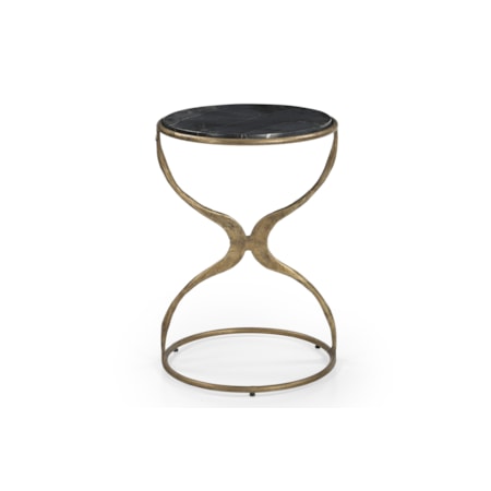Hourglass Accent Table