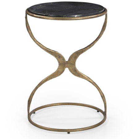 Hourglass Accent Table