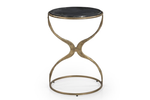 Hourglass Accent Table