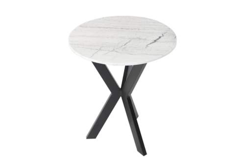 Contemporary Round End Table