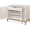 Bassett Mirror Perrine Perrine White Bar Cabinet
