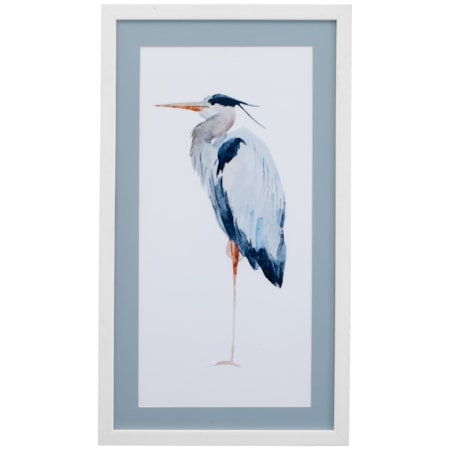 Heron III Framed Print