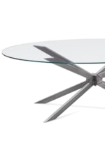 Bassett Mirror Deen Deen Oval Cocktail Table