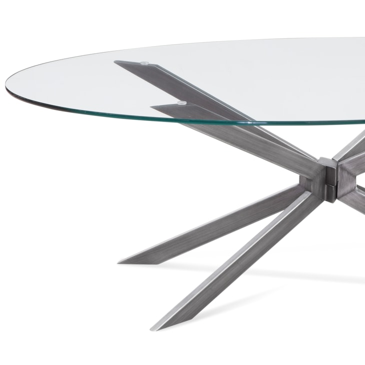 Bassett Mirror Deen Deen Oval Cocktail Table