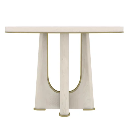 Contemporary Round Pedestal Dining Table