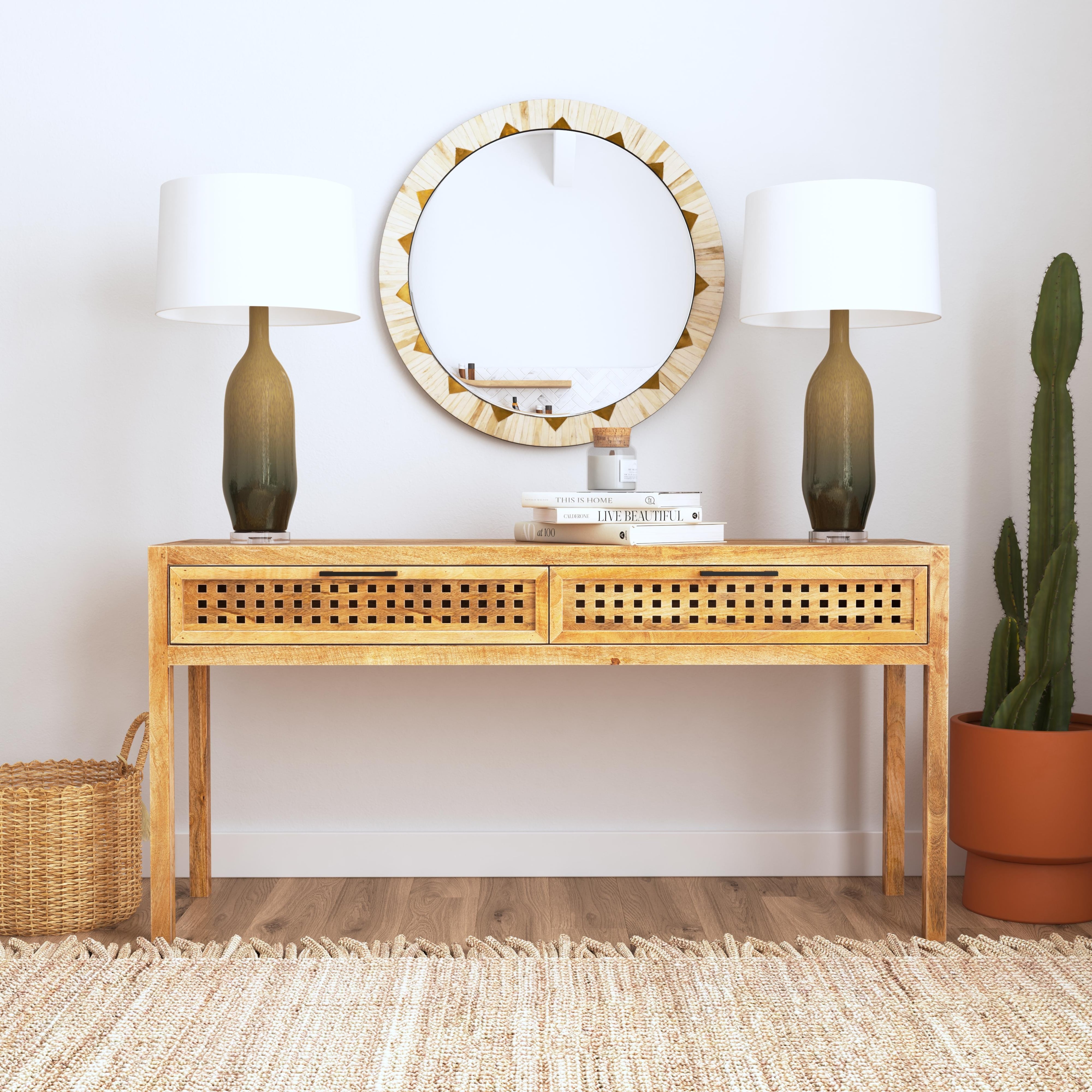 Bassett Mirror Pentak Console Table