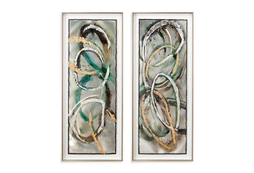  Connected Wall Art by Bassett Mirror at Esprit Decor Home Furnishings