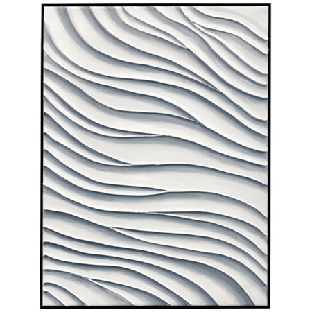 Ripples Framed Canvas