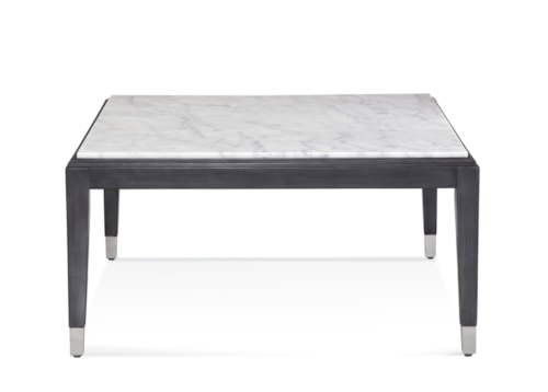 Contemporary Cocktail Table with Marble Top