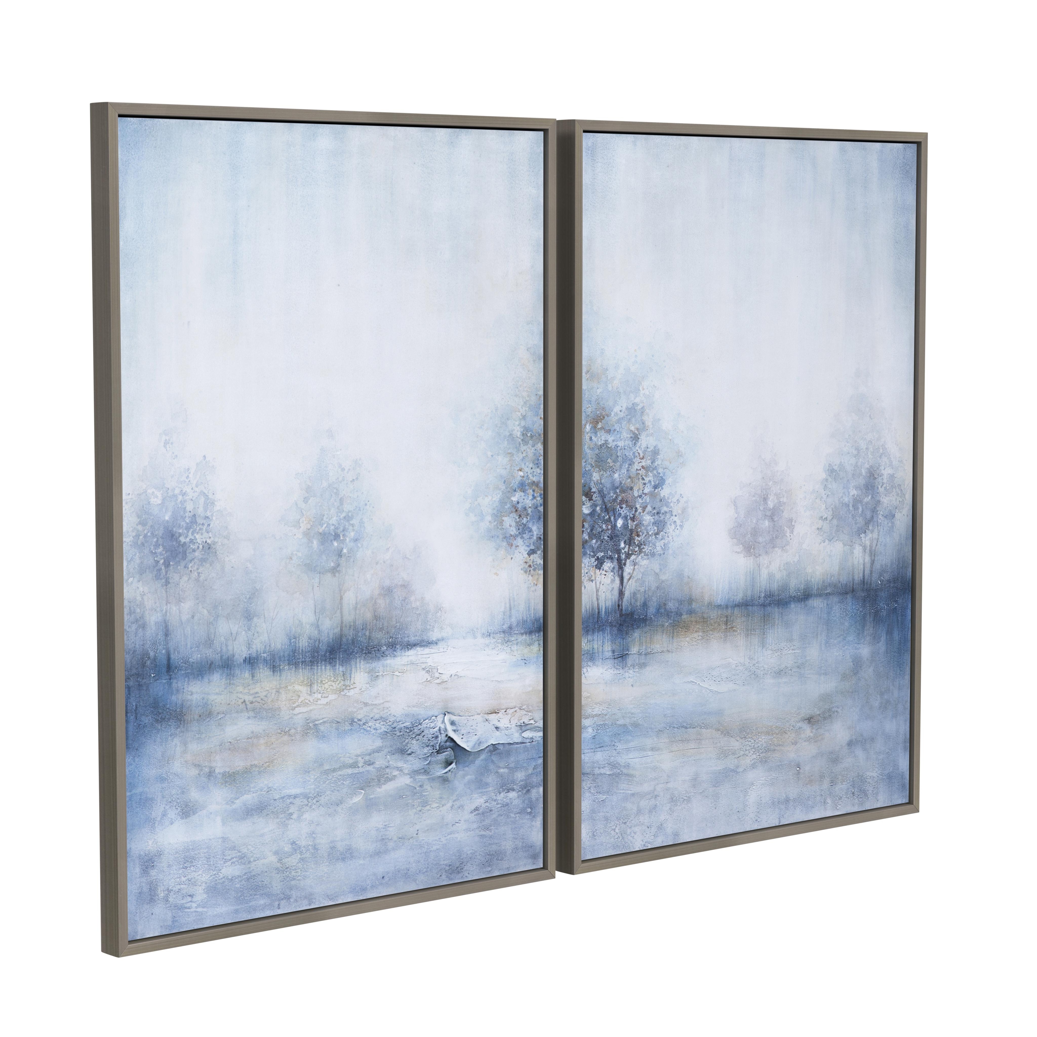 Blewes Framed Canvas S/2