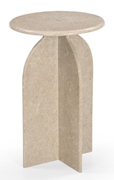 Abbey Feather Accent Table