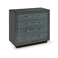 Contemporary 4-Drawer Hall Chest