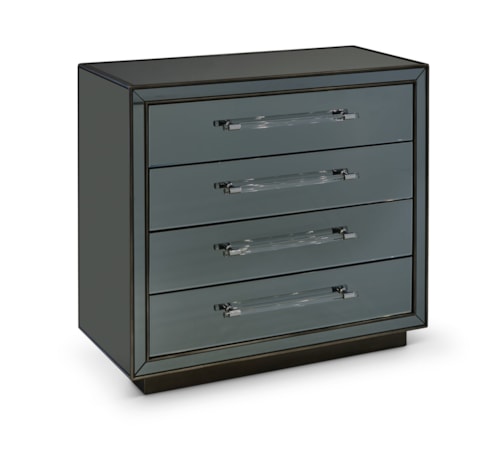 Contemporary 4-Drawer Hall Chest