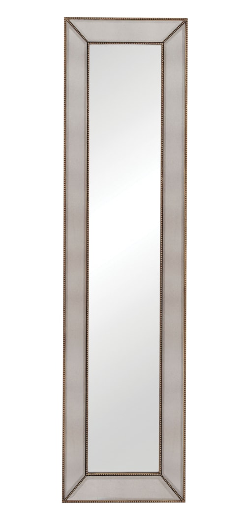 Traditional Beaded Floor Mirror