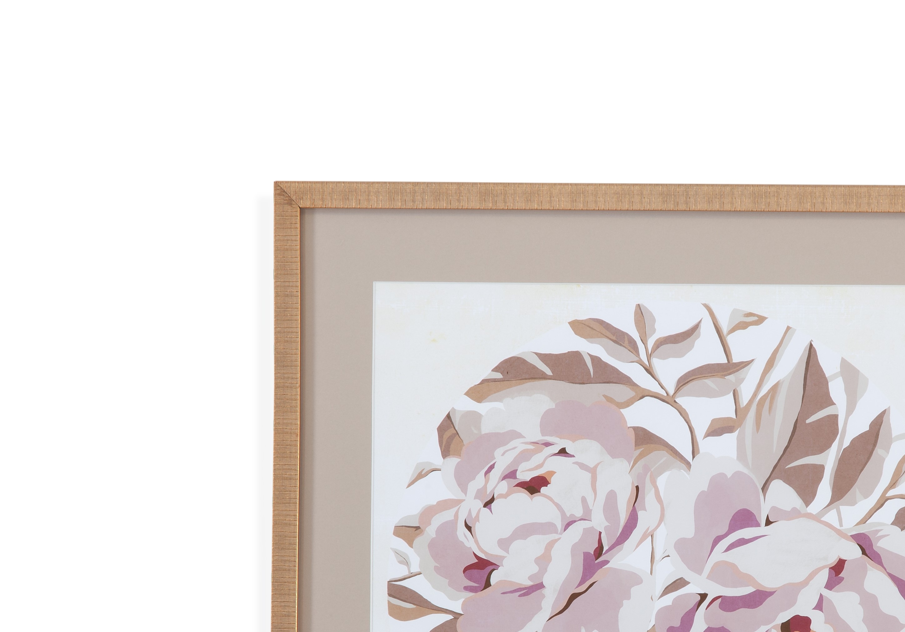 Eye Of Peony I Framed Print