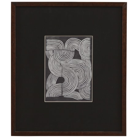 Neutral Strokes I Framed Print