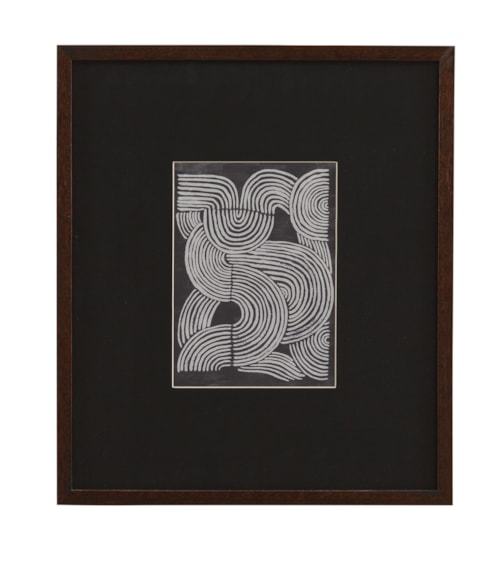 Neutral Strokes I Framed Print
