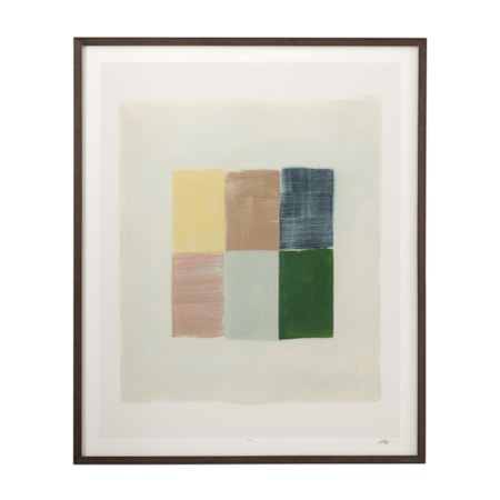 Sunny Patchwork II Framed Print