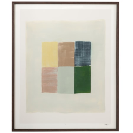 Sunny Patchwork II Framed Print